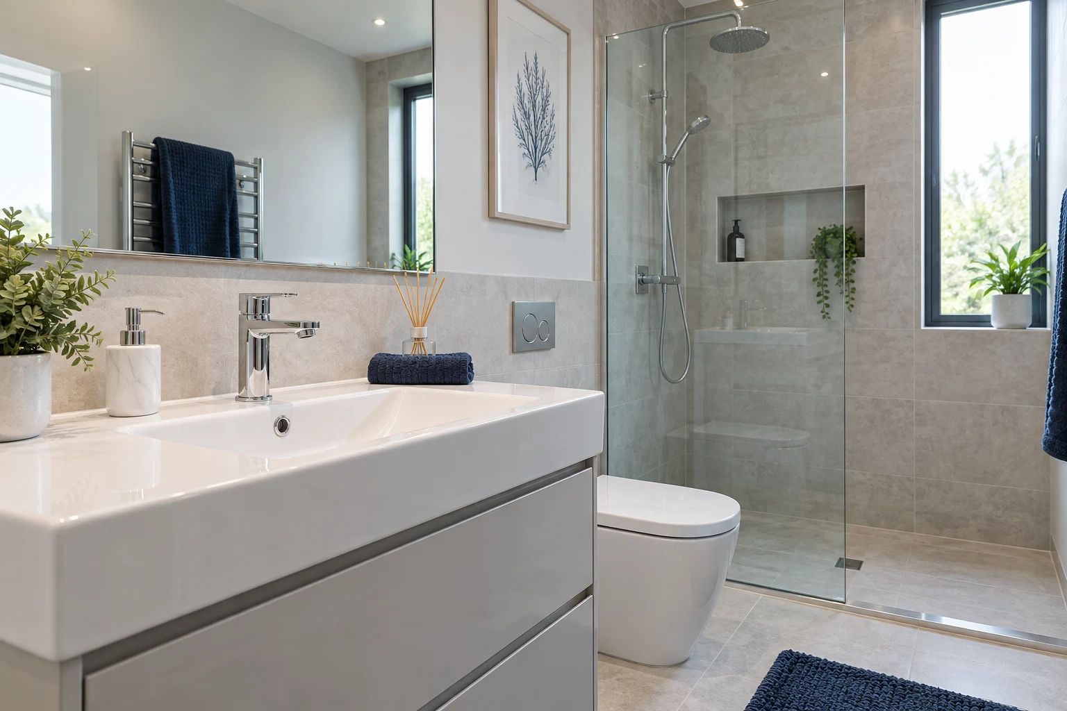 Bathroom plumbing